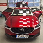 Beim Folieren der Scheiben